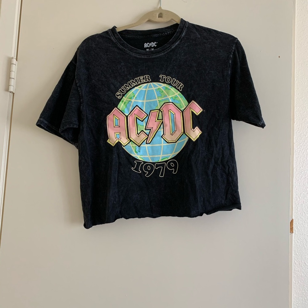 ACDC vintage crop top